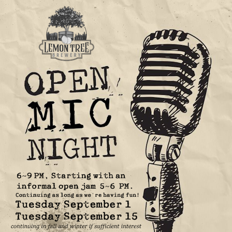 open mic graphic